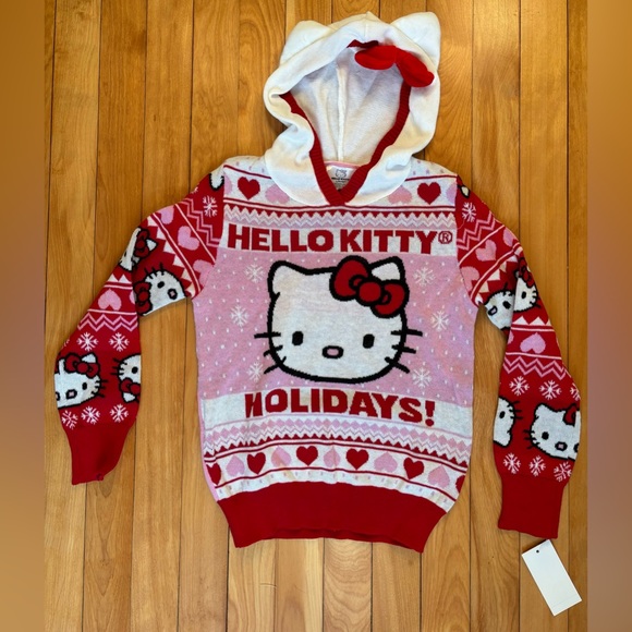 Girls Hello Kitty Holiday Sweater (xs) - Picture 1 of 3